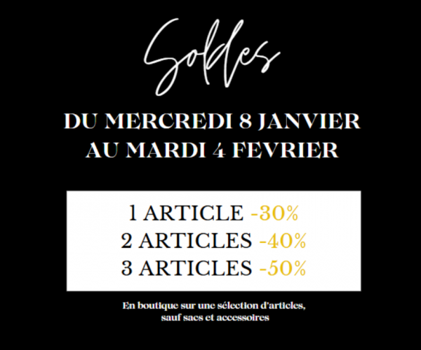 Soldes d'hiver 2025 ! 